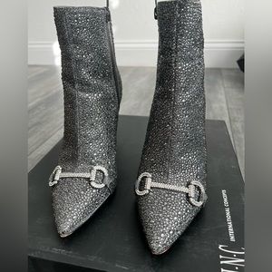 Grey Glam Studded boots